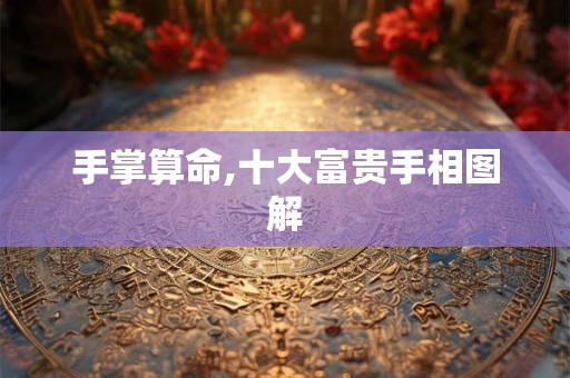 手掌算命,十大富贵手相图解