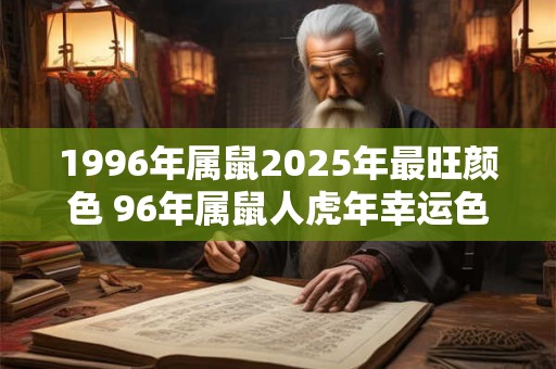 1996年属鼠2025年最旺颜色 96年属鼠人虎年幸运色