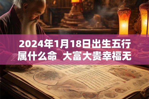 2024年1月18日出生五行属什么命  大富大贵幸福无比
