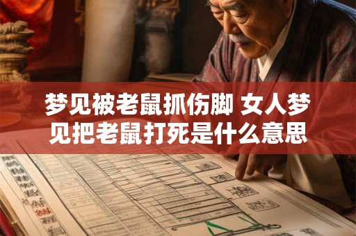 梦见被老鼠抓伤脚 女人梦见把老鼠打死是什么意思