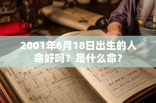 2001年6月18日出生的人命好吗？是什么命？