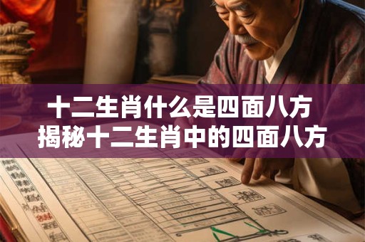 十二生肖什么是四面八方 揭秘十二生肖中的四面八方之谜
