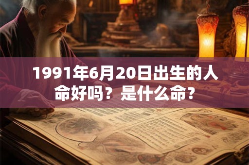1991年6月20日出生的人命好吗？是什么命？