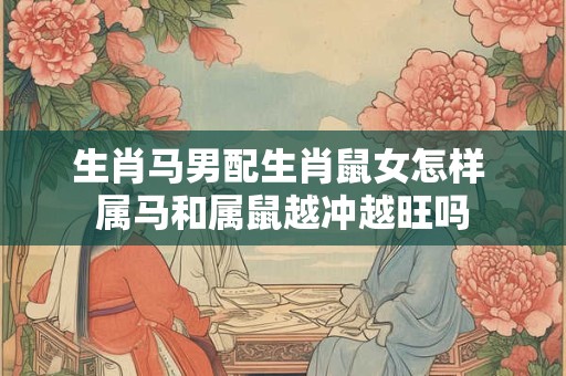 生肖马男配生肖鼠女怎样 属马和属鼠越冲越旺吗