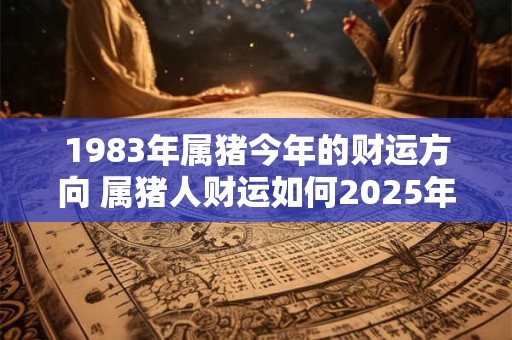 1983年属猪今年的财运方向 属猪人财运如何2025年