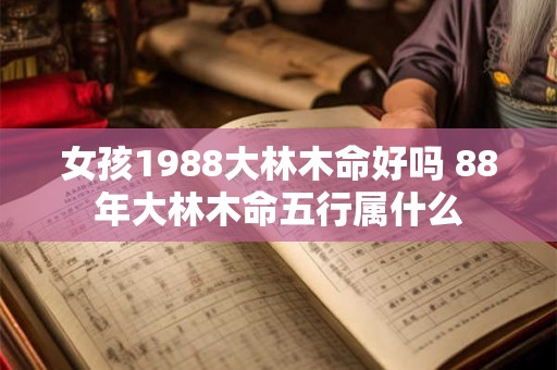 女孩1988大林木命好吗 88年大林木命五行属什么
