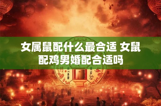 女属鼠配什么最合适 女鼠配鸡男婚配合适吗