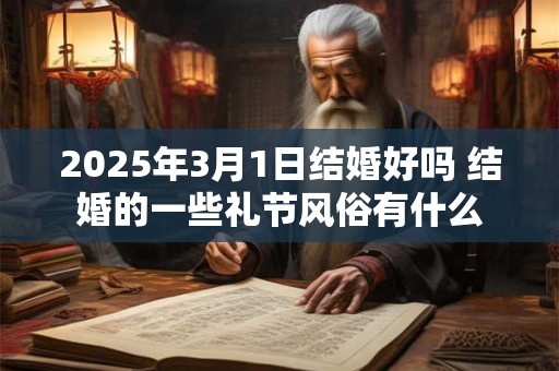 2025年3月1日结婚好吗 结婚的一些礼节风俗有什么