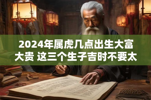 2024年属虎几点出生大富大贵 这三个生子吉时不要太好命