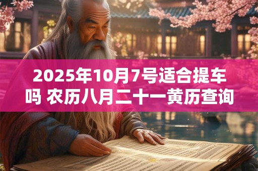 2025年10月7号适合提车吗 农历八月二十一黄历查询