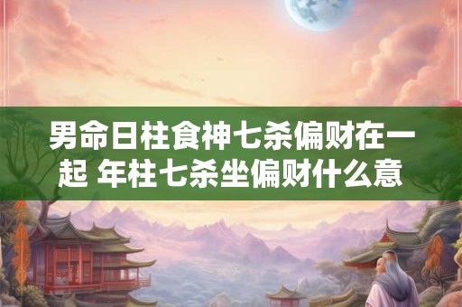 男命日柱食神七杀偏财在一起 年柱七杀坐偏财什么意思