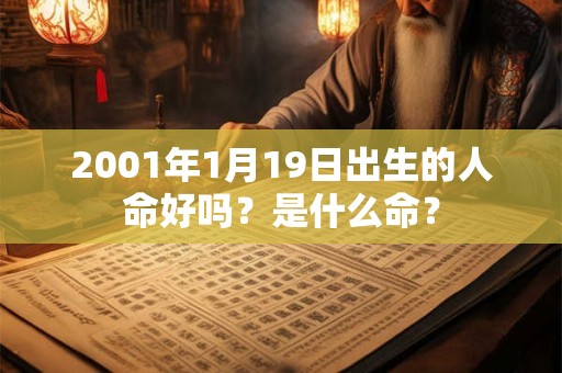 2001年1月19日出生的人命好吗？是什么命？
