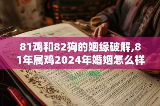 81鸡和82狗的姻缘破解,81年属鸡2024年婚姻怎么样