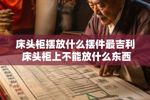 床头柜摆放什么摆件最吉利 床头柜上不能放什么东西