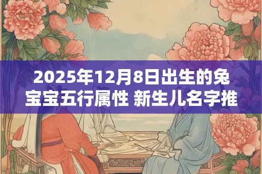 2025年12月8日出生的兔宝宝五行属性 新生儿名字推荐