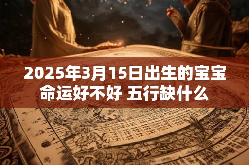 2025年3月15日出生的宝宝命运好不好 五行缺什么