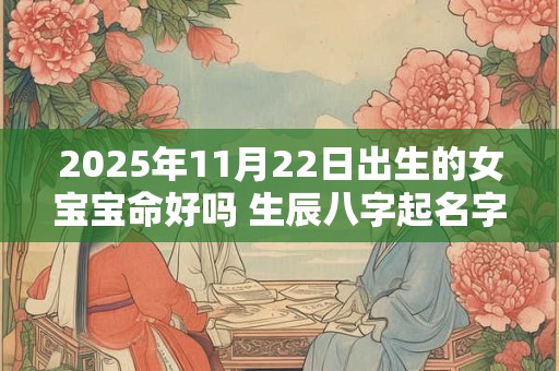 2025年11月22日出生的女宝宝命好吗 生辰八字起名字