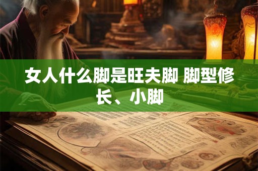 女人什么脚是旺夫脚 脚型修长、小脚