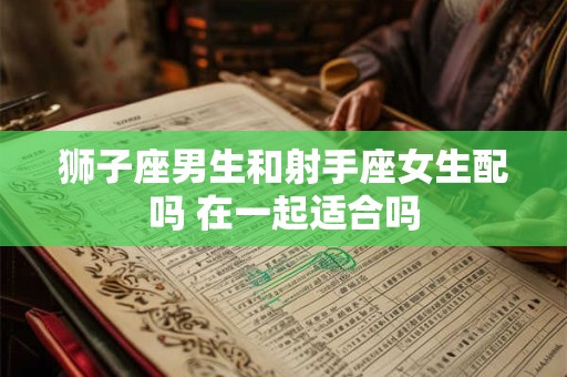 狮子座男生和射手座女生配吗 在一起适合吗