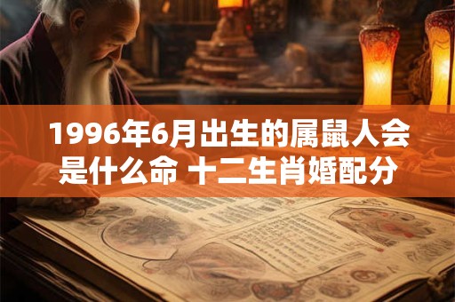 1996年6月出生的属鼠人会是什么命 十二生肖婚配分析！