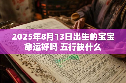 2025年8月13日出生的宝宝命运好吗 五行缺什么