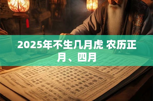 2025年不生几月虎 农历正月、四月
