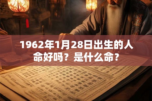 1962年1月28日出生的人命好吗？是什么命？