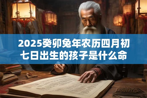 2025癸卯兔年农历四月初七日出生的孩子是什么命 2025癸卯兔年农历四月初七日出生的孩子是什么命