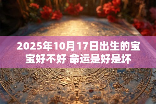 2025年10月17日出生的宝宝好不好 命运是好是坏
