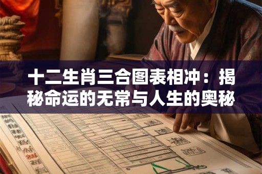 十二生肖三合图表相冲:揭秘命运的无常与人生的奥秘 十二生肖三合图表相冲:揭秘命运的无常与人生的奥秘