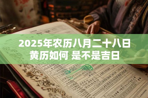 2025年农历八月二十八日黄历如何 是不是吉日