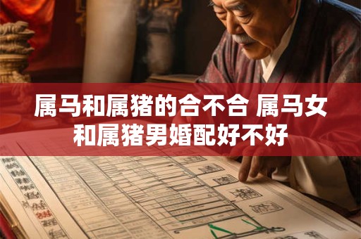 属马和属猪的合不合 属马女和属猪男婚配好不好