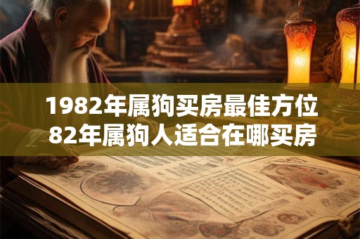 1982年属狗买房最佳方位 82年属狗人适合在哪买房
