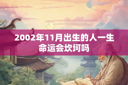 2002年11月出生的人一生命运会坎坷吗
