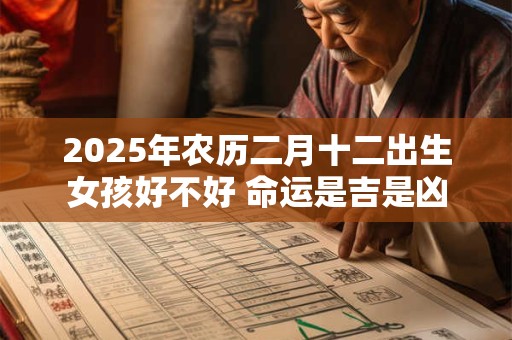 2025年农历二月十二出生女孩好不好 命运是吉是凶