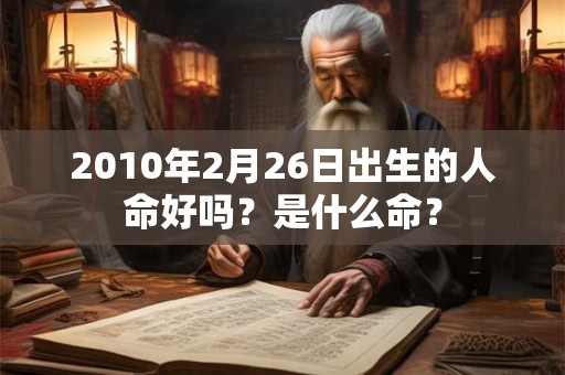 2010年2月26日出生的人命好吗？是什么命？