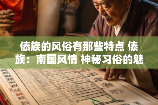 傣族的风俗有那些特点 傣族：南国风情 神秘习俗的魅力展现