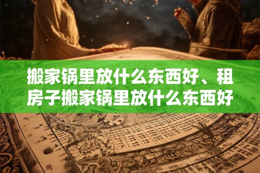 搬家锅里放什么东西好、租房子搬家锅里放什么东西好