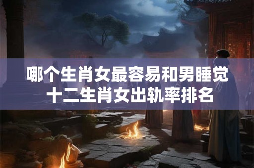 哪个生肖女最容易和男睡觉 十二生肖女出轨率排名