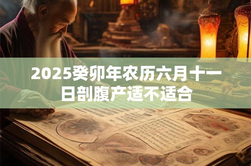 2025癸卯年农历六月十一日剖腹产适不适合