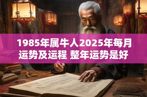 1985年属牛人2025年每月运势及运程 整年运势是好是坏