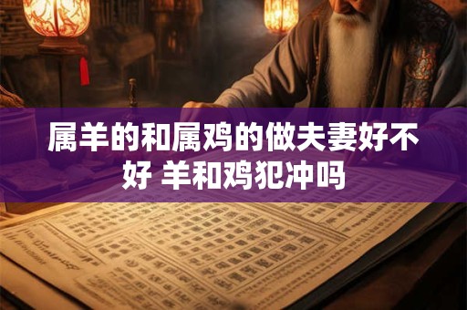 属羊的和属鸡的做夫妻好不好 羊和鸡犯冲吗
