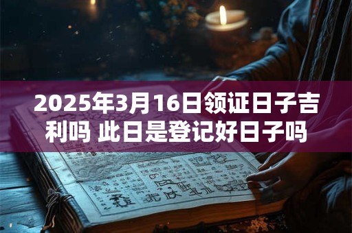 2025年3月16日领证日子吉利吗 此日是登记好日子吗