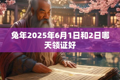 兔年2025年6月1日和2日哪天领证好