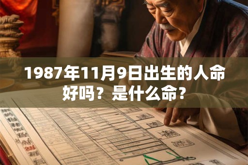 1987年11月9日出生的人命好吗？是什么命？