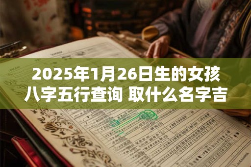 2025年1月26日生的女孩八字五行查询 取什么名字吉利