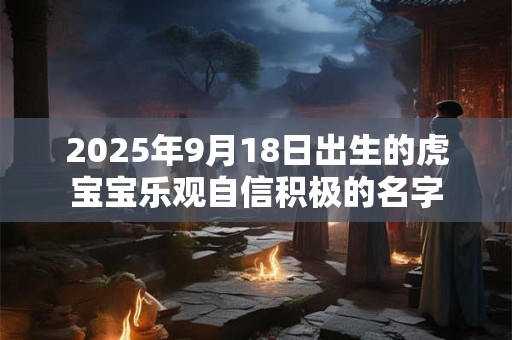 2025年9月18日出生的虎宝宝乐观自信积极的名字