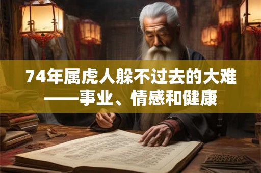 74年属虎人躲不过去的大难——事业、情感和健康