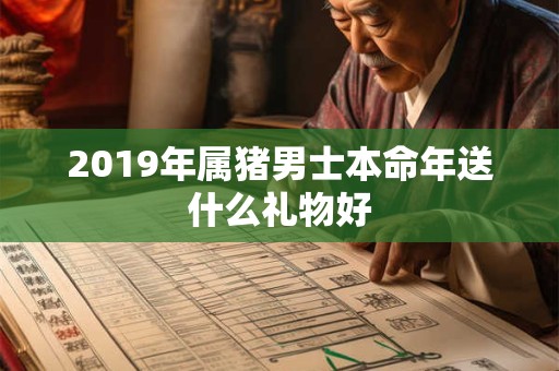 2019年属猪男士本命年送什么礼物好