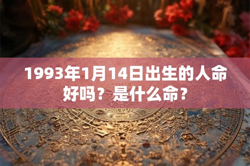 1993年1月14日出生的人命好吗？是什么命？